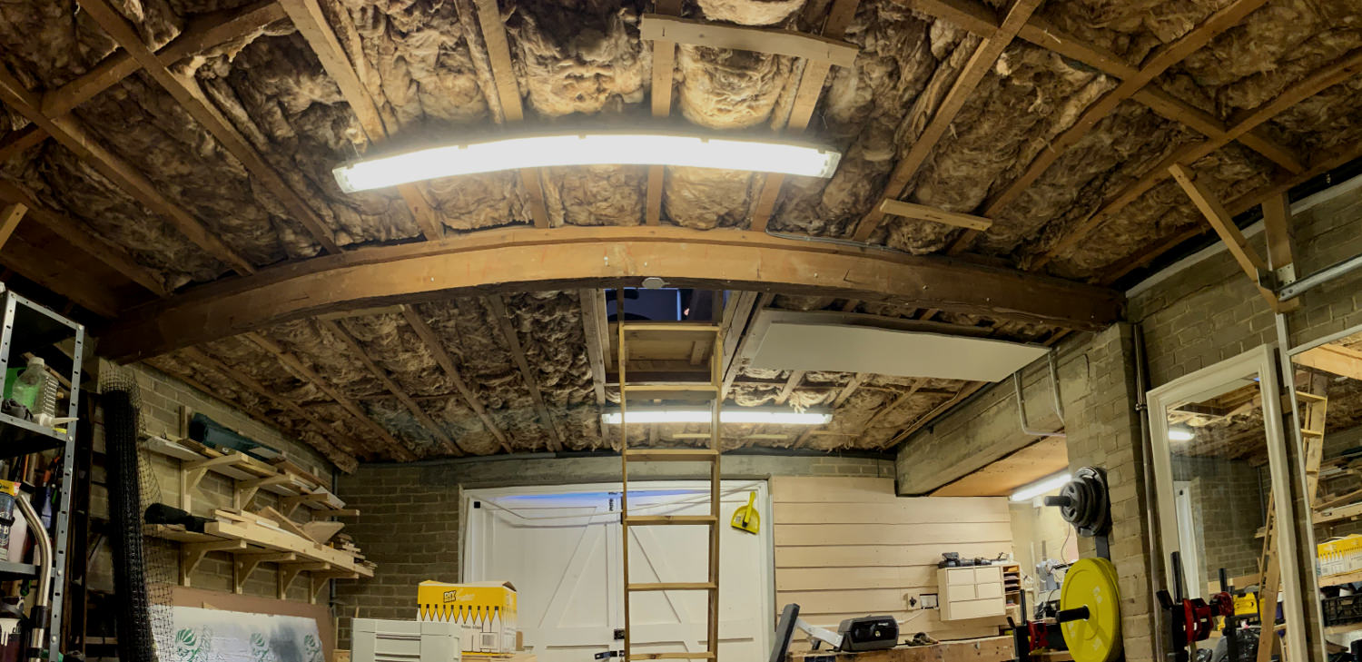 Workshop Ceiling Before